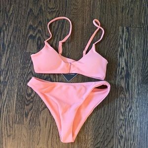 Light pink swimsuit